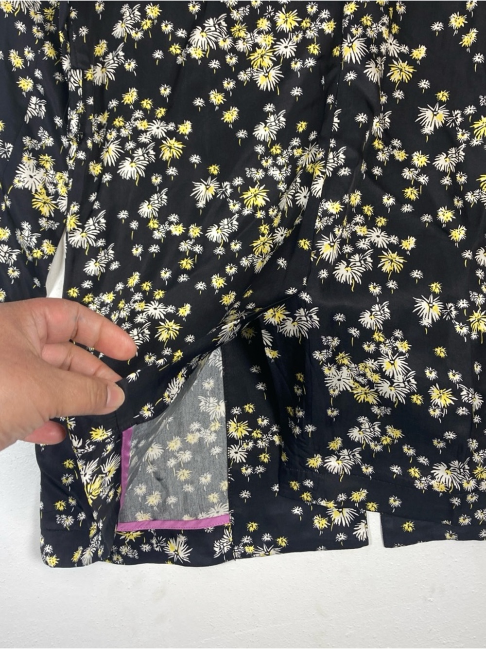 Scotch & Soda Amsterdam Jacket Womens Small Park In Bloom draped blazer belt - Picture 13 of 16